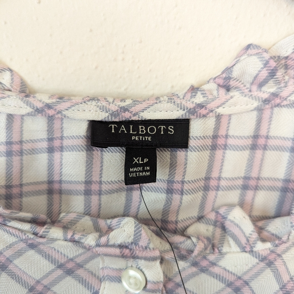 Talbots | Petite | Ruffle Detail Blouse - Picture 8 of 10